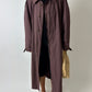 Oversized trench coat | Plum