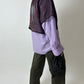 Sheer top | Eggplant