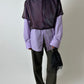 Sheer top | Eggplant