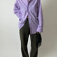 Relaxed cotton shirt | Lilac