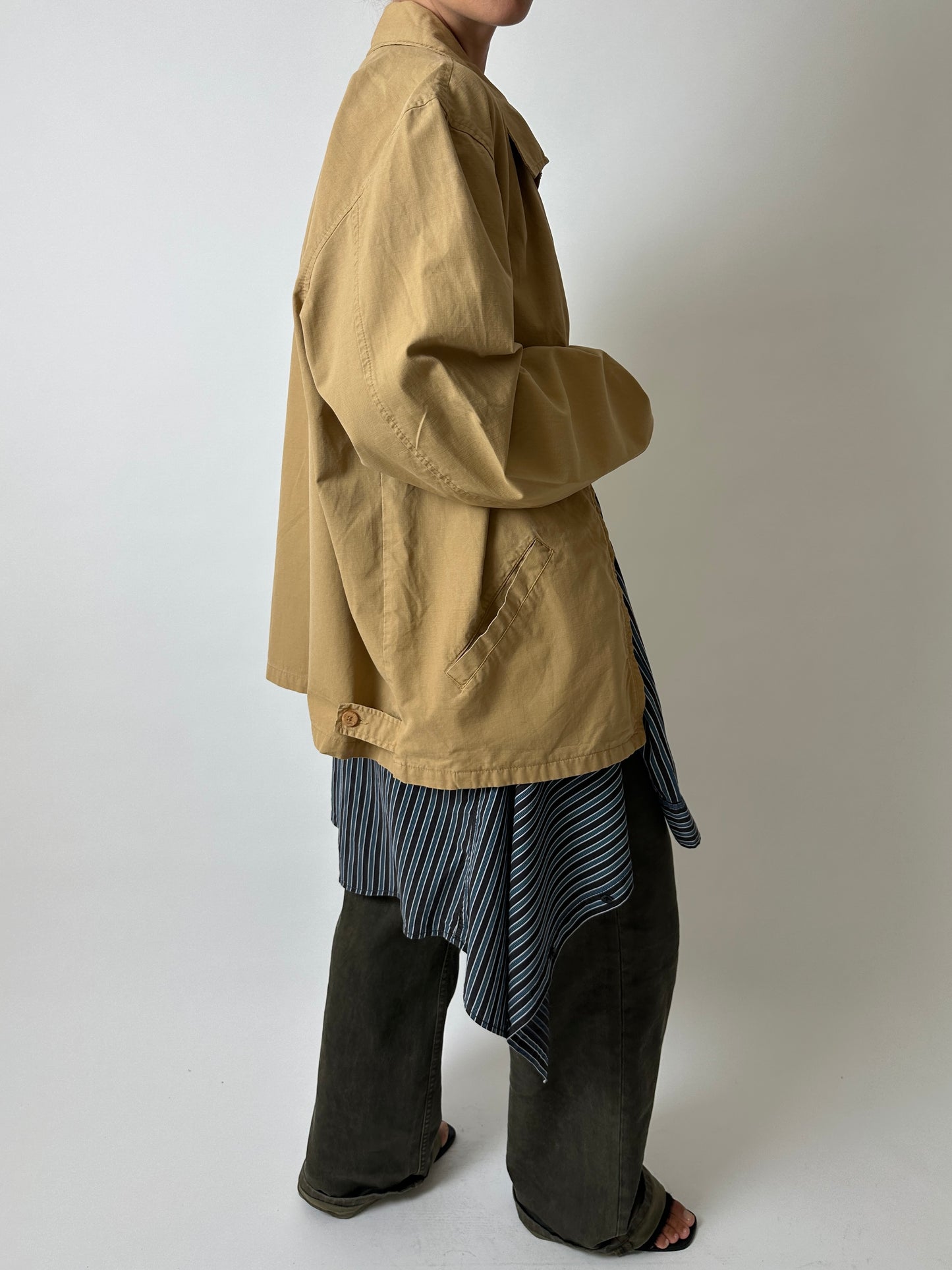 Worker jacket | Camel beige