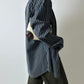 Oversized striped shirt | Brown / Blue