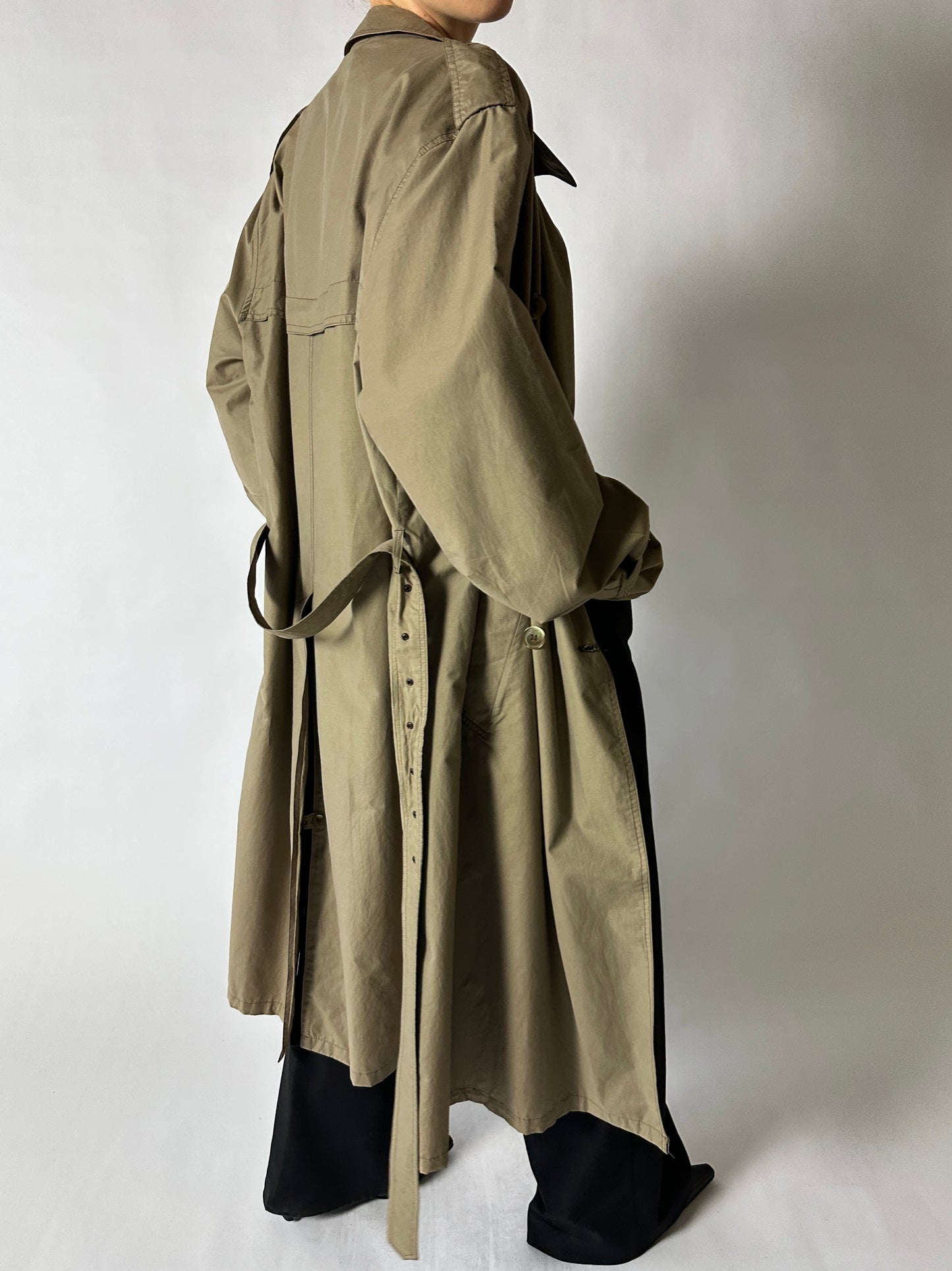 Long trench coat | Beige