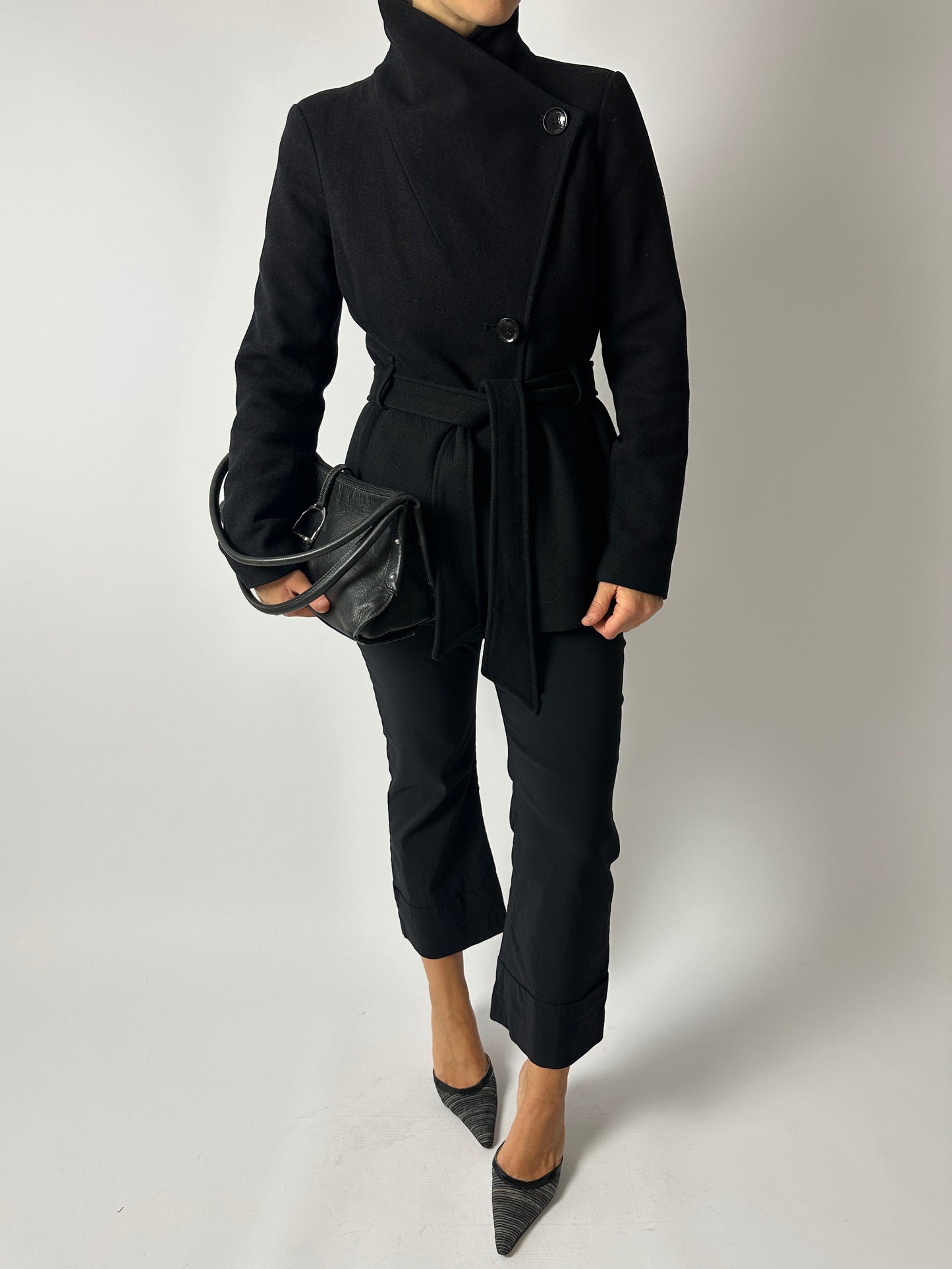 Capri trousers | Black