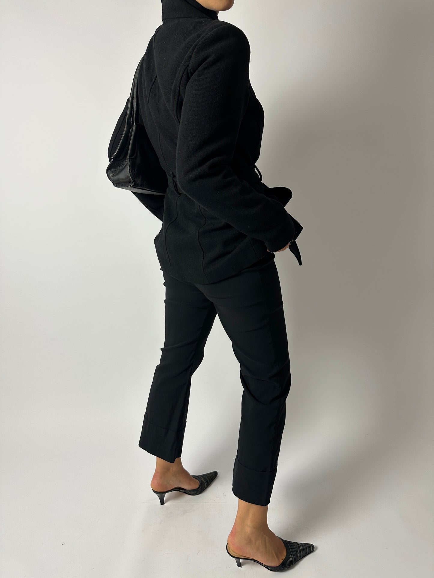 Capri trousers | Black