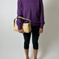Wool v-neck sweater | Purple