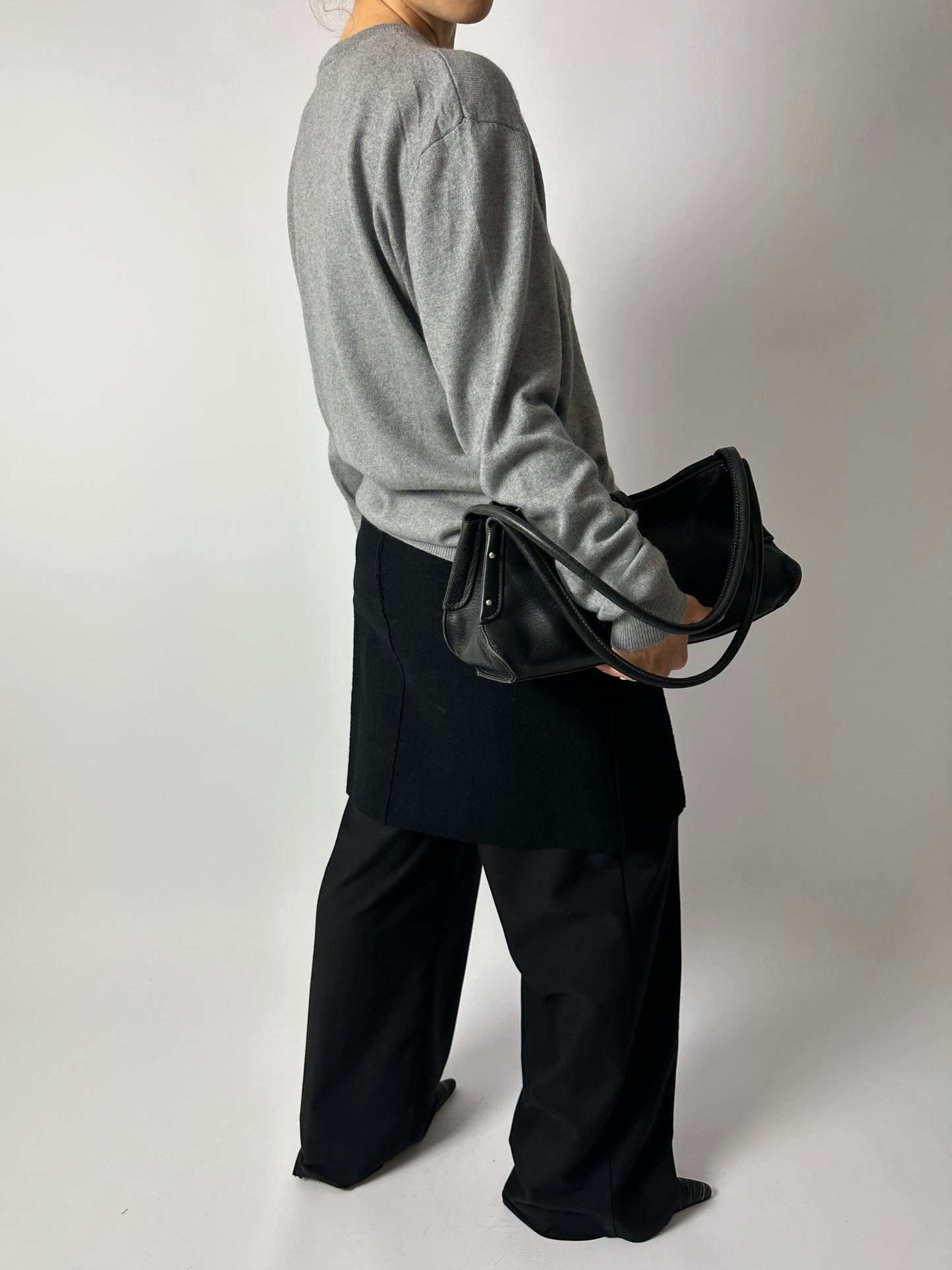 Silk Cashmere jumper | Grey