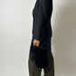 Fitted wool blazer | Black