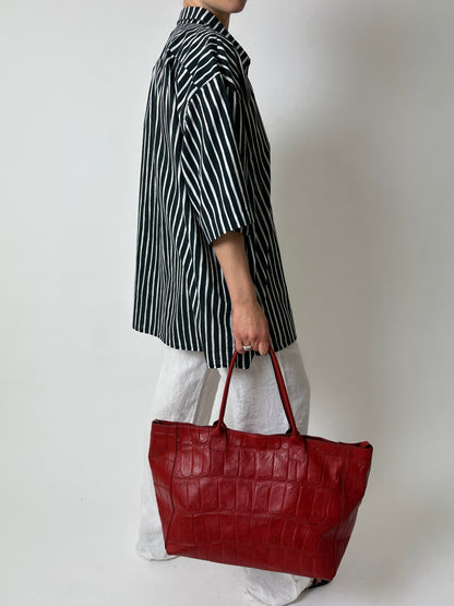 Marimekko striped shirt | Black / White