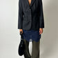 Sheer sequin skirt | Dark Blue
