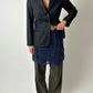 Sheer sequin skirt | Dark Blue