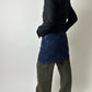 Sheer sequin skirt | Dark Blue