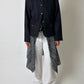 Linen blazer jacket | Black