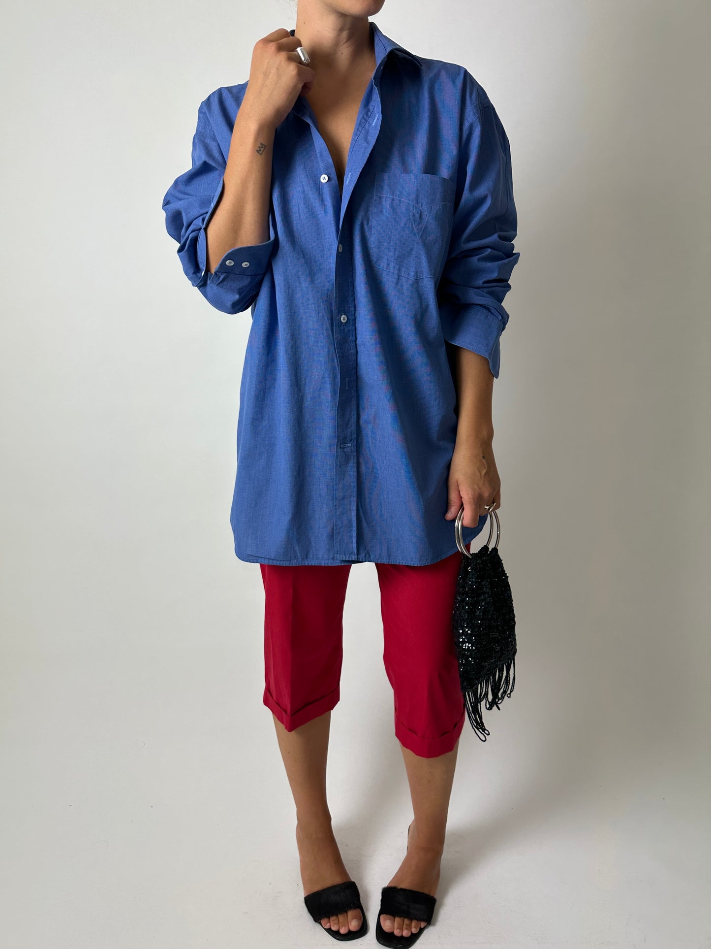 Relaxed shirt | Blue