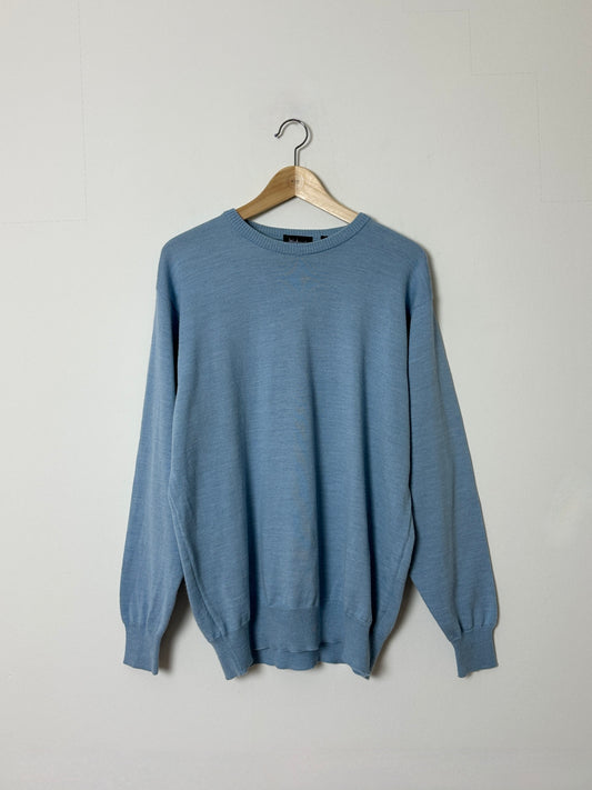 Wool blend jumper | Light Blue