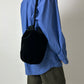 Handmade velvet bag | Black