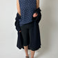 Silk dotted top | Blue / White