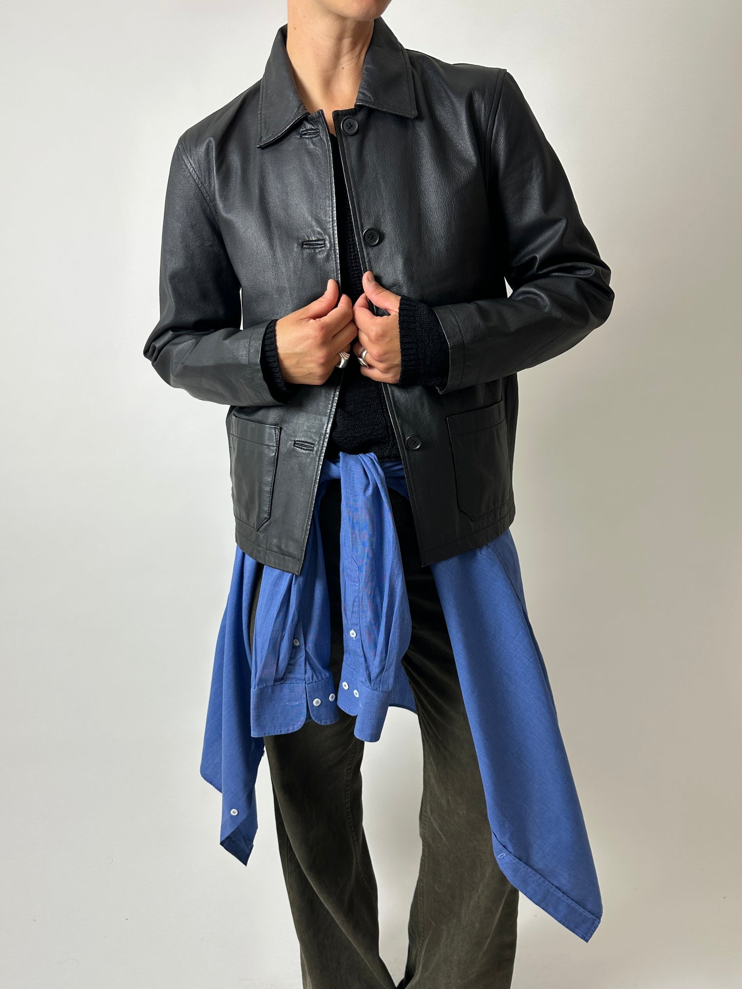 Leather jacket | Black