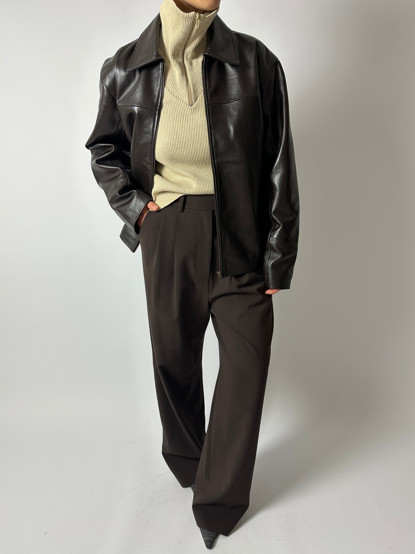 The Leather Jacket - handmade