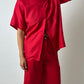 Silk blouse | Red
