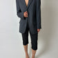 Relaxed fit blazer | Slate blue