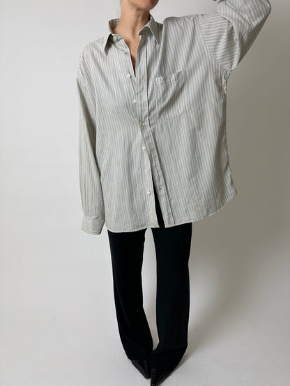 Striped shirt | Grey / White
