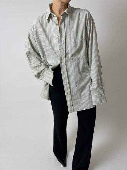 Striped shirt | Grey / White