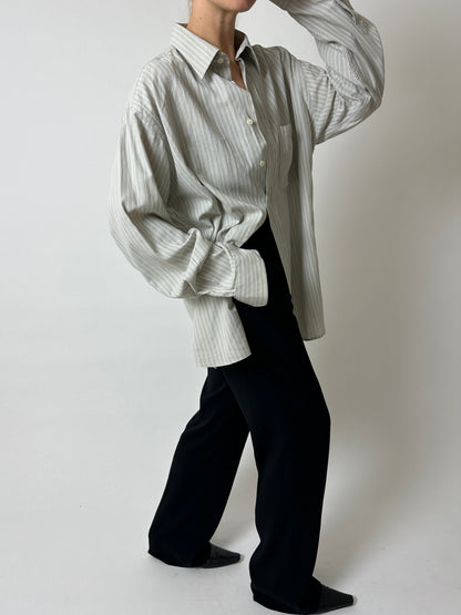 Striped shirt | Grey / White