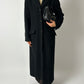 Long wool cashmere coat | Black