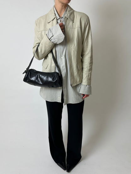 Striped shirt | Grey / White