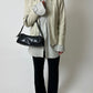 Leather shoulder bag | Black