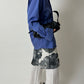 Sheer flower skirt | Grey / White