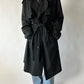 Oversized trench coat | Black