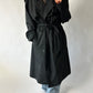 Oversized trench coat | Black