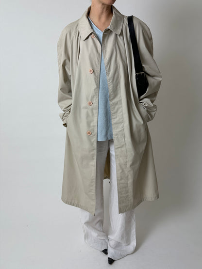 Long mac coat | Sand