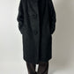 60s Mohair coat | Black