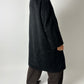 60s Mohair coat | Black