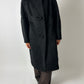 60s Mohair coat | Black