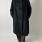 60s Mohair coat | Black