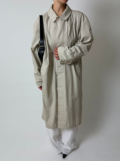 Long mac coat | Sand