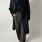 60s Mohair coat | Black