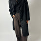 60s Mohair coat | Black