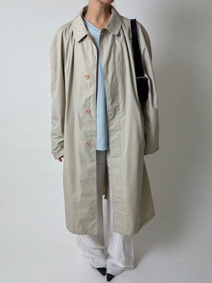 Long mac coat | Sand