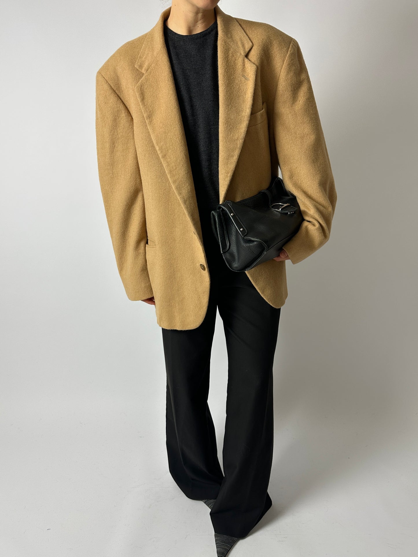 Oversized blazer | Camel