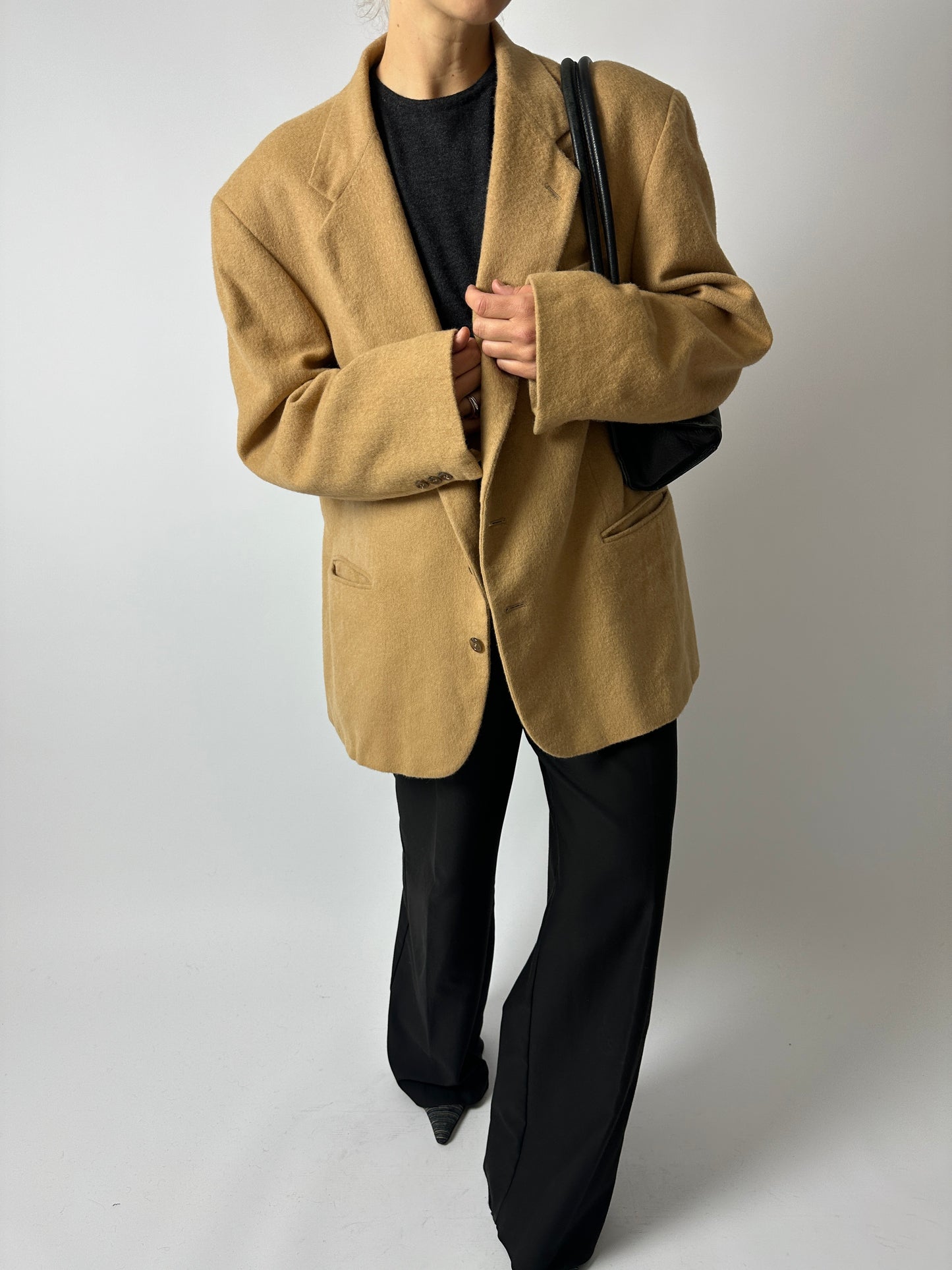 Oversized blazer | Camel