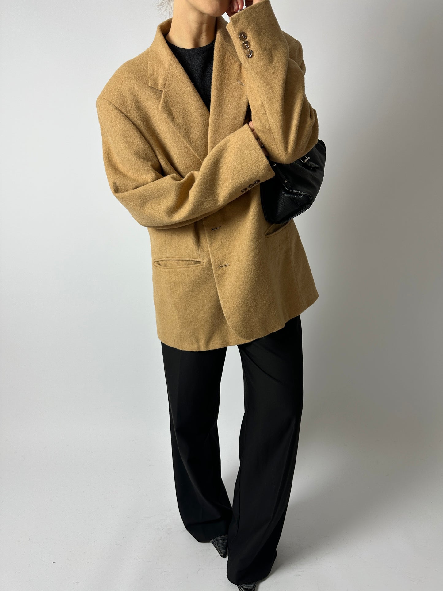 Oversized blazer | Camel