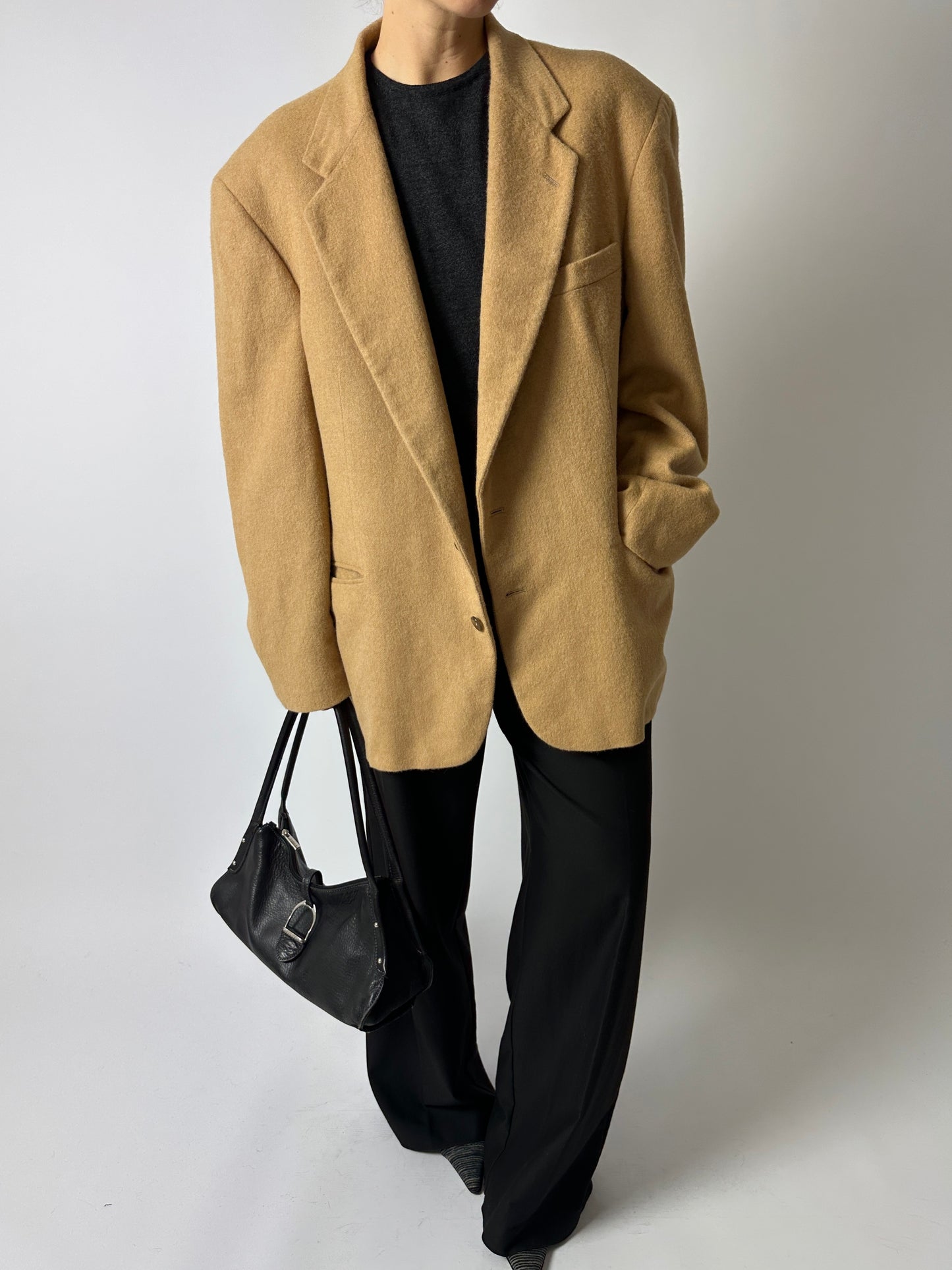 Oversized blazer | Camel