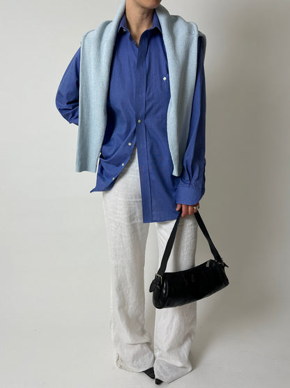 V-neck sweater | Light blue