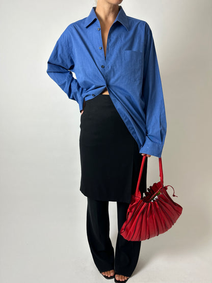 Wool pencil skirt | Black