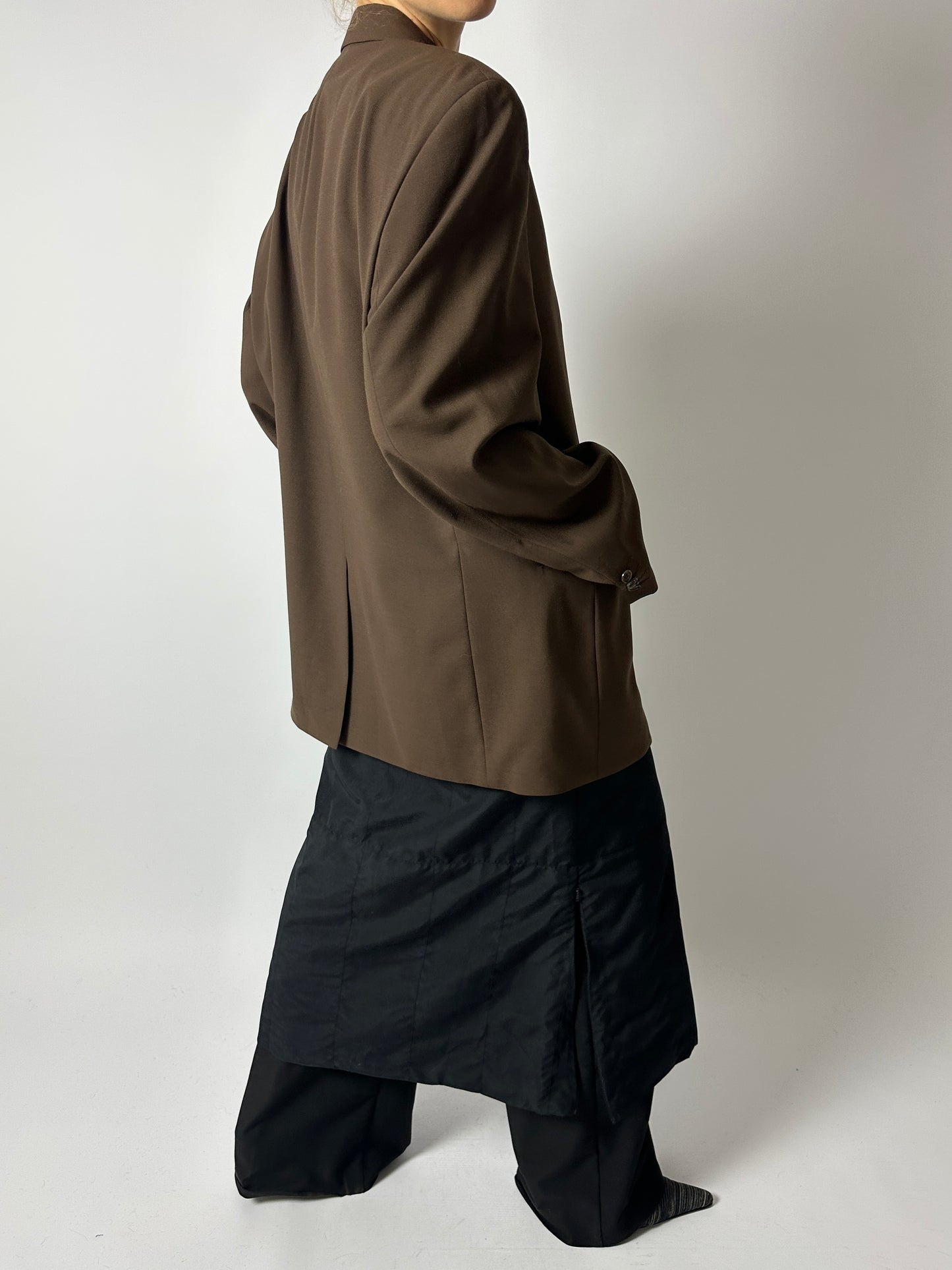 Relaxed blazer | Dark Brown